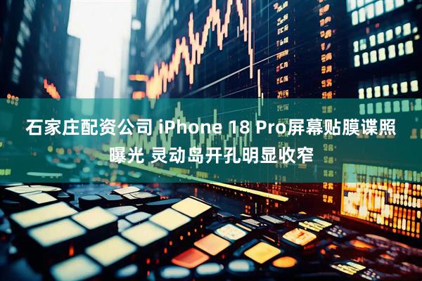 石家庄配资公司 iPhone 18 Pro屏幕贴膜谍照曝光 灵动岛开孔明显收窄